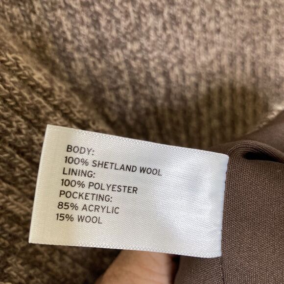 Duluth Trading Co. Large Men's Shetland Wool Windproof Full-Zip Sweater Vest - Picture 11 of 13